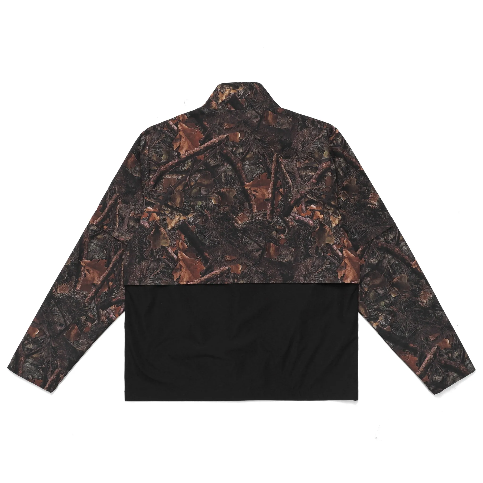 100 Thieves x Malbon Woodsman Zip Off Windbreaker - Tree Camo