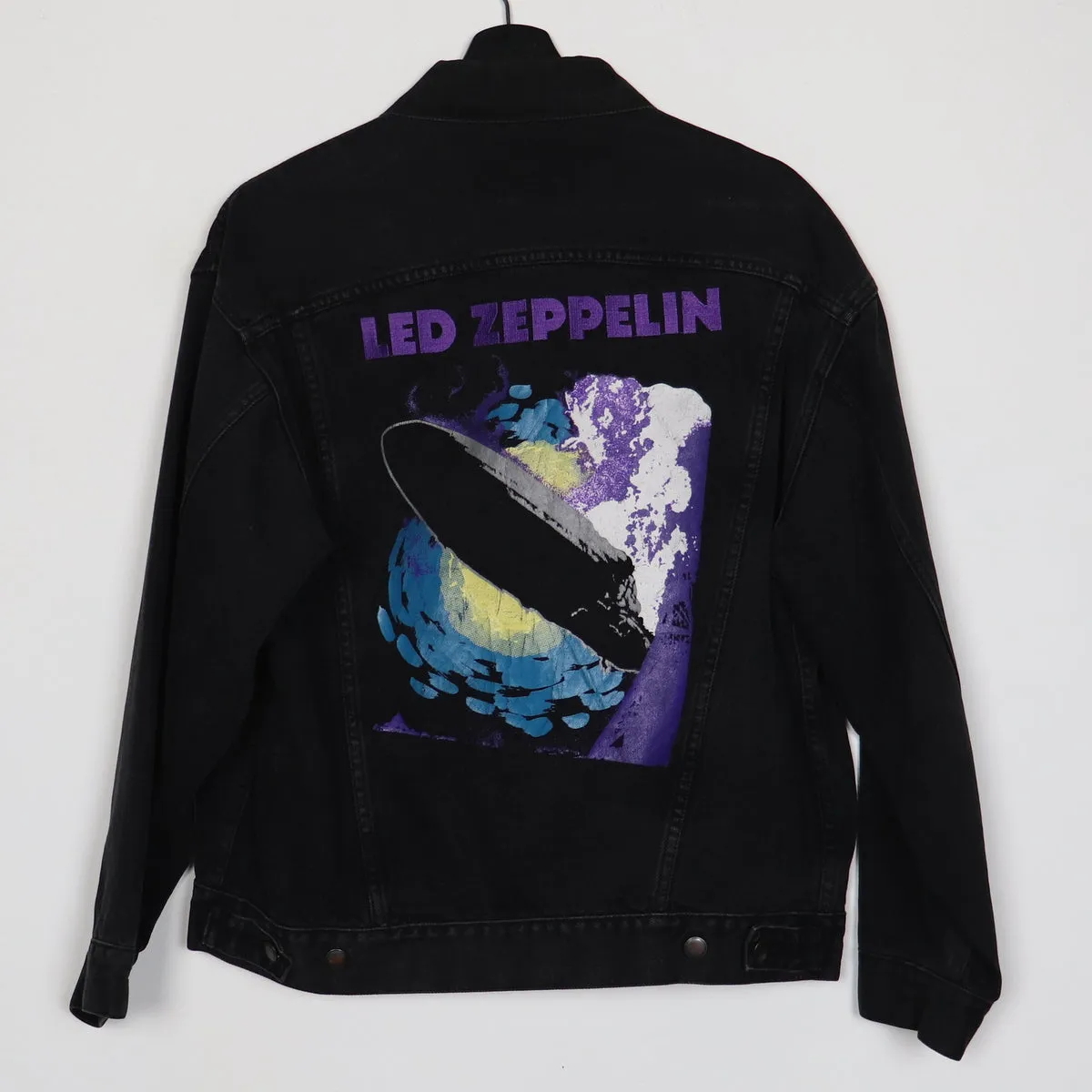 1990s Led Zeppelin Zoso Denim Jacket