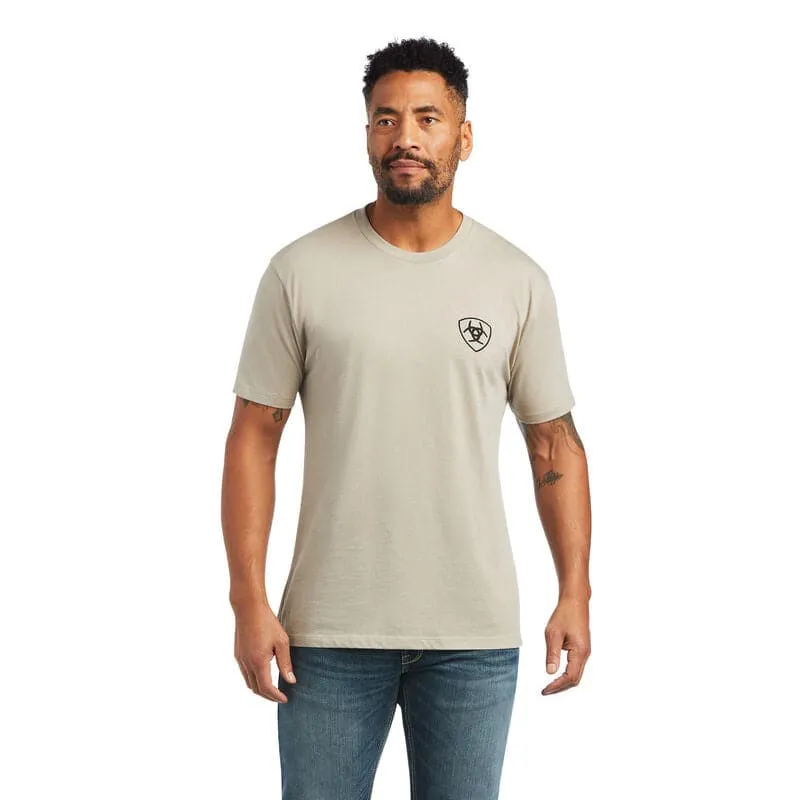 Ariat Men's Tan Monument Sunset T-Shirt