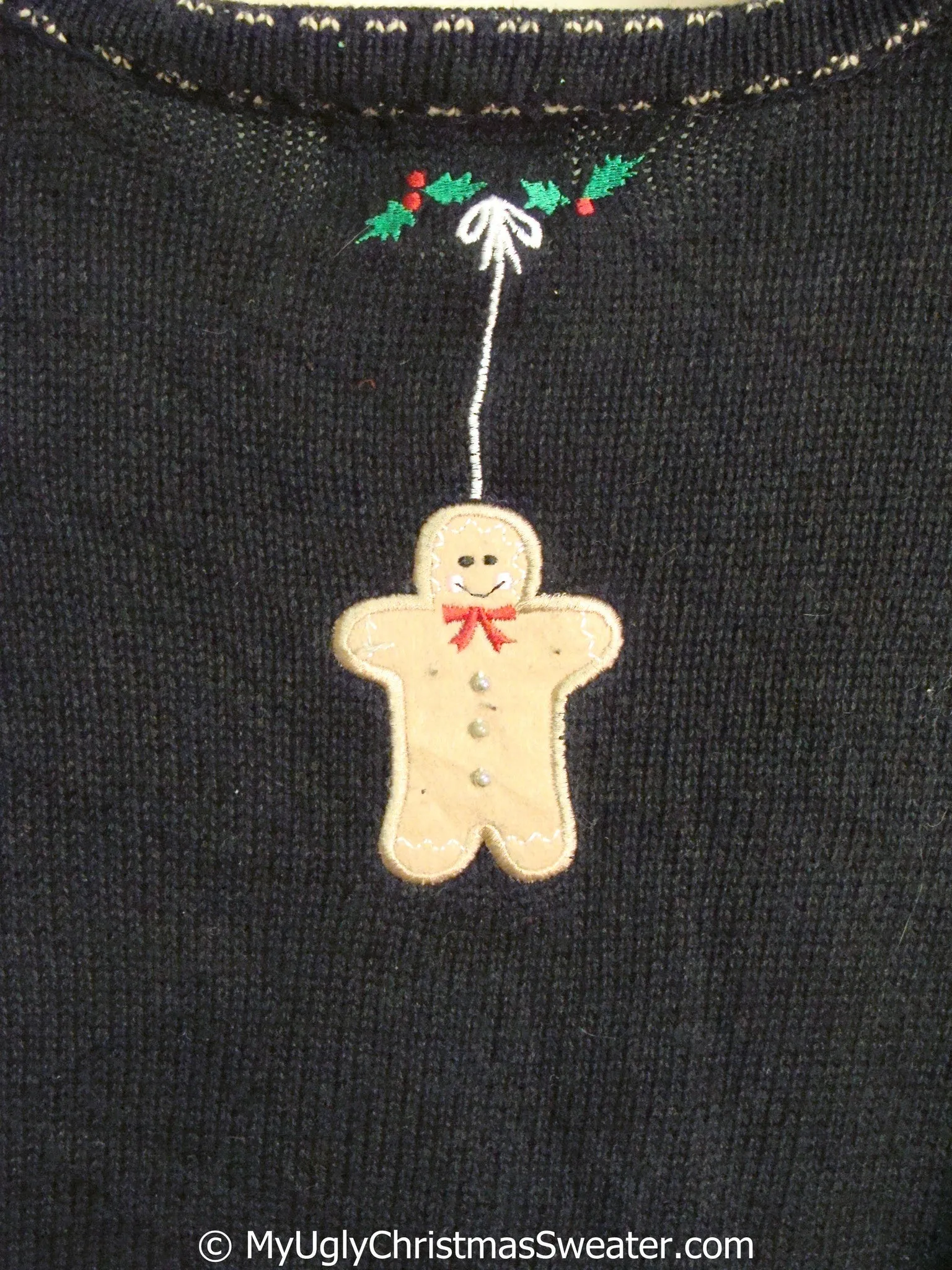 Big 4XL Gingerbread Theme Tacky Christmas Sweater