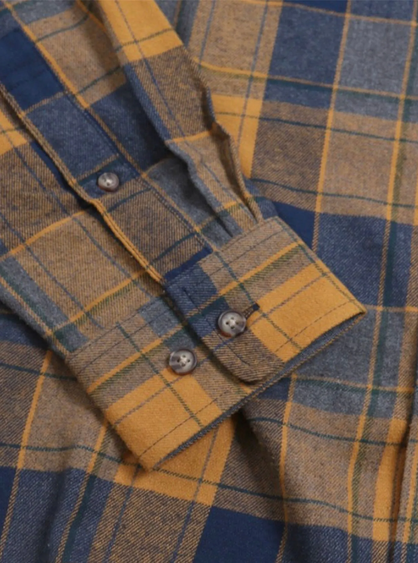 Bronze Long Sleeve Flannel Shirt