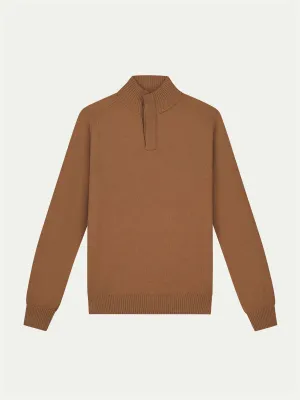 Caramel City Button Sweater