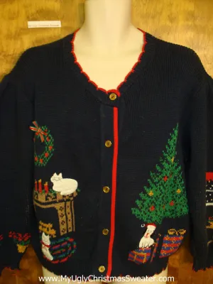 Cats and Dogs Ugly Christmas Sweater