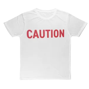 Caution Classic Sublimation Adult T-Shirt