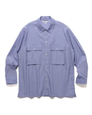 Chambray Military Shirt Saxe