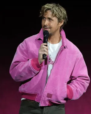 Cinemacon Ryan Gosling Pink Jacket