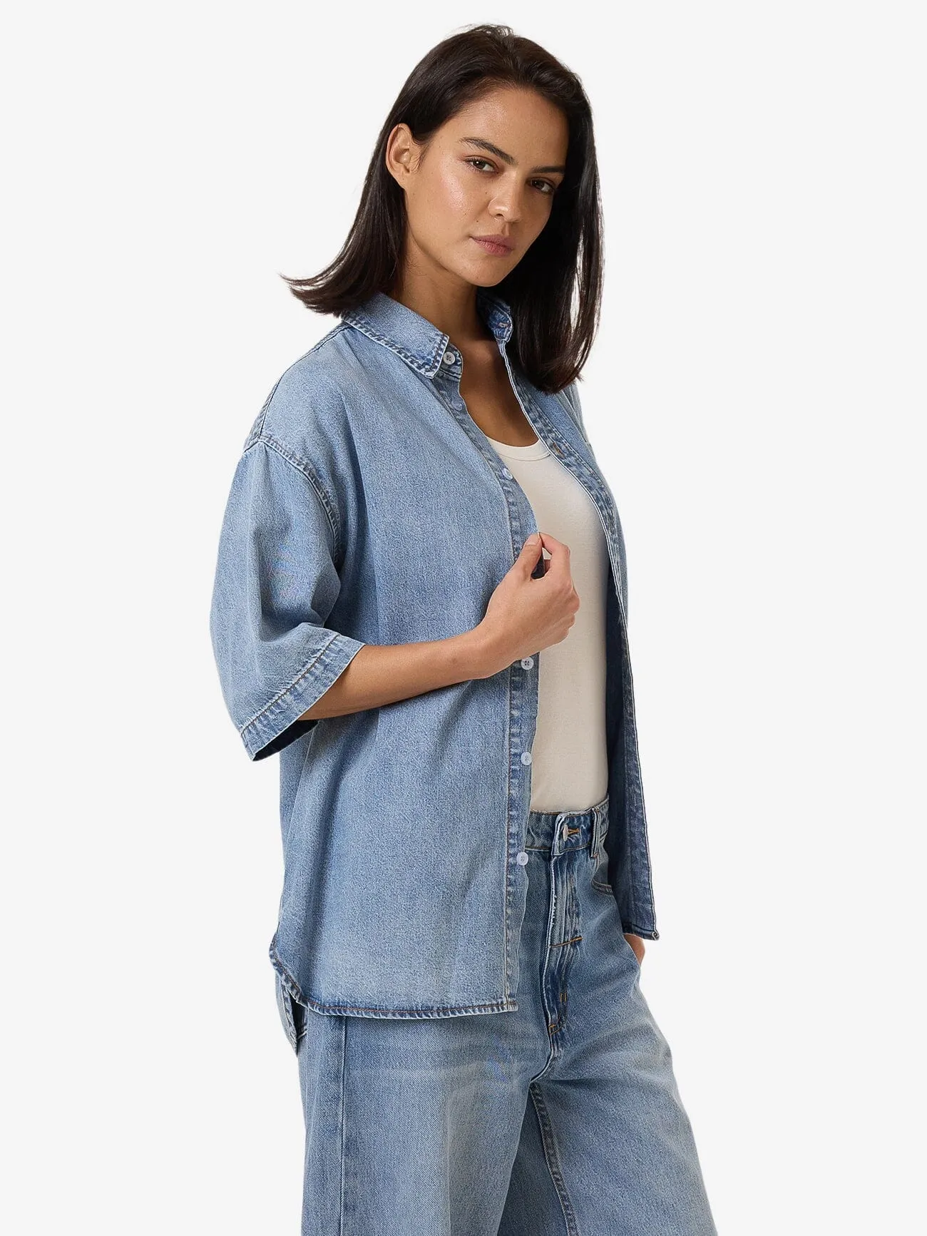 Darian Denim Shirt - Tempest Blue