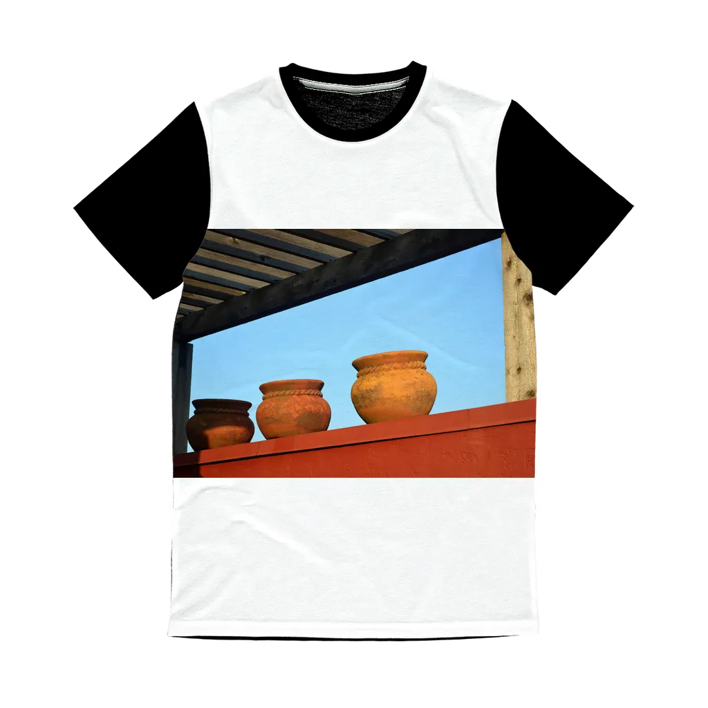 DecorativeVases2 Classic Sublimation Panel T-Shirt