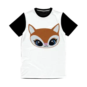 Deer Head Classic Sublimation Panel T-Shirt