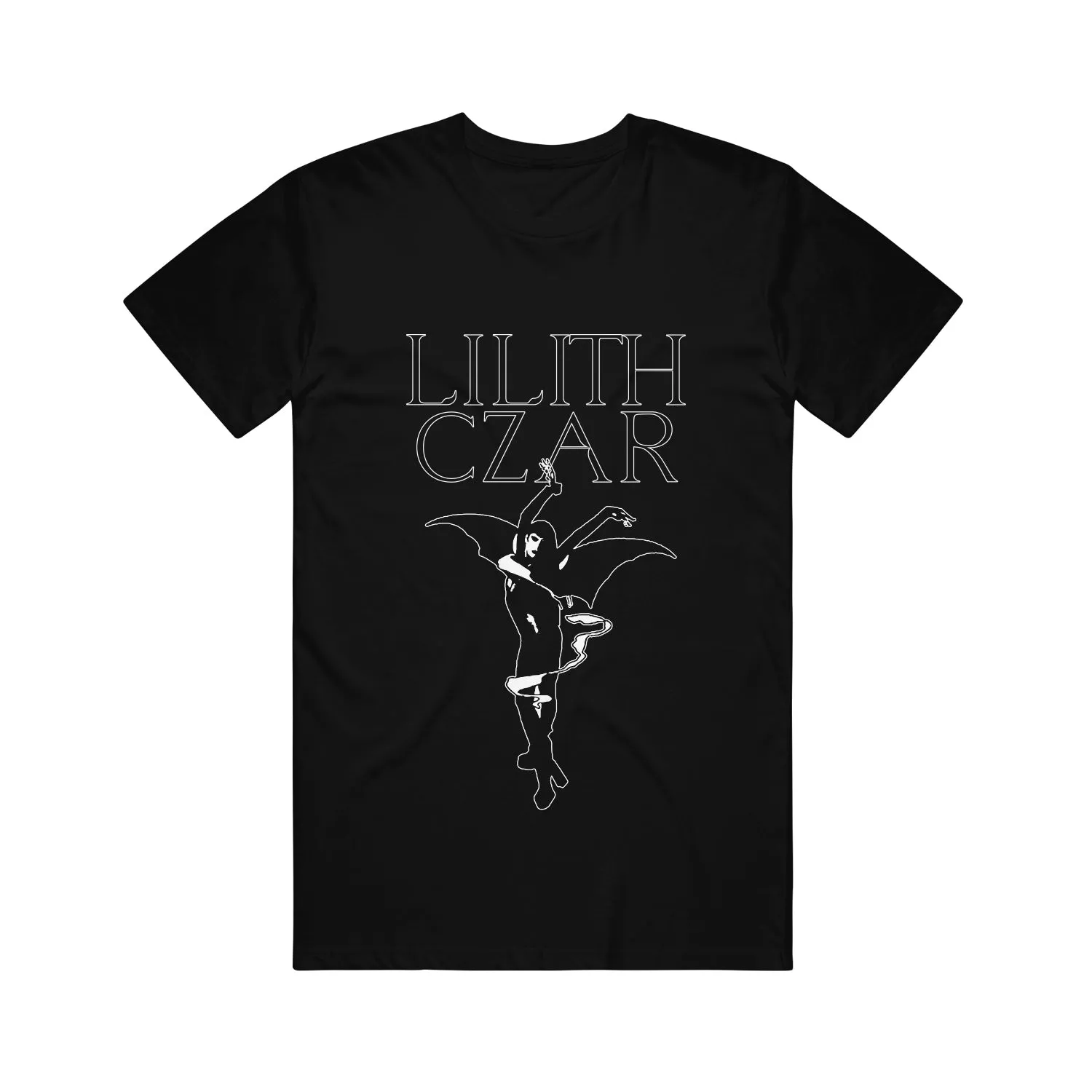 Demon Black Black Tee