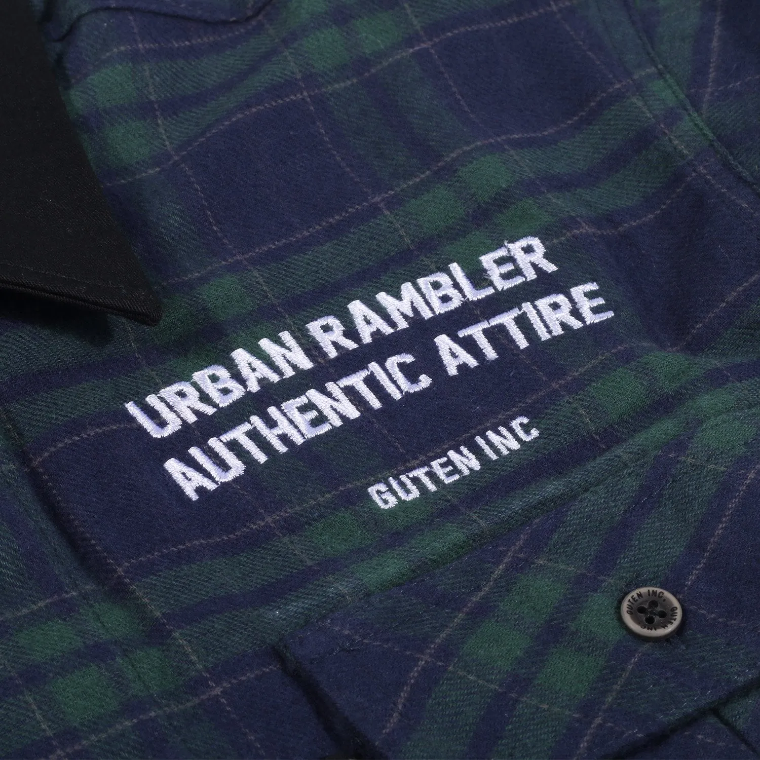 Devante Flannel Green Blue Shirt