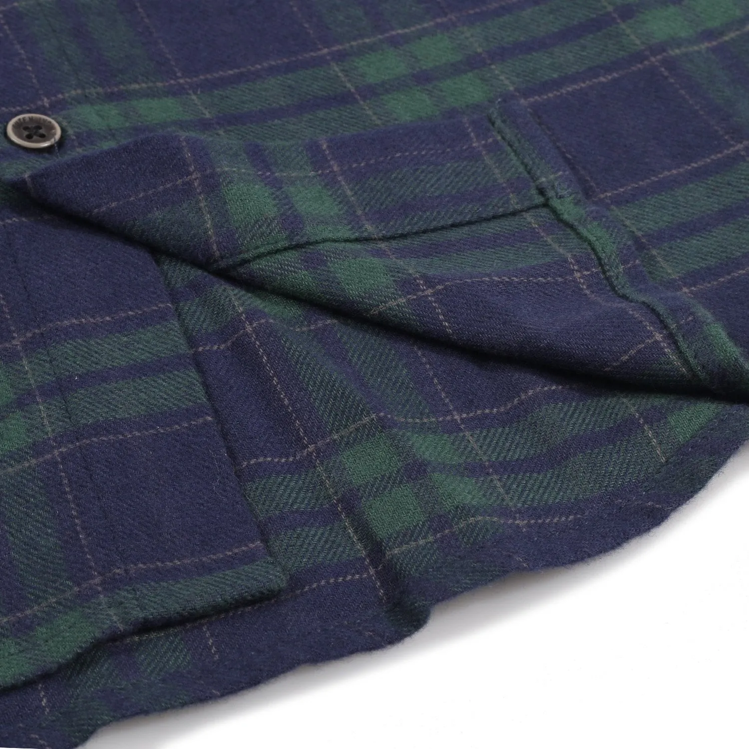 Devante Flannel Green Blue Shirt