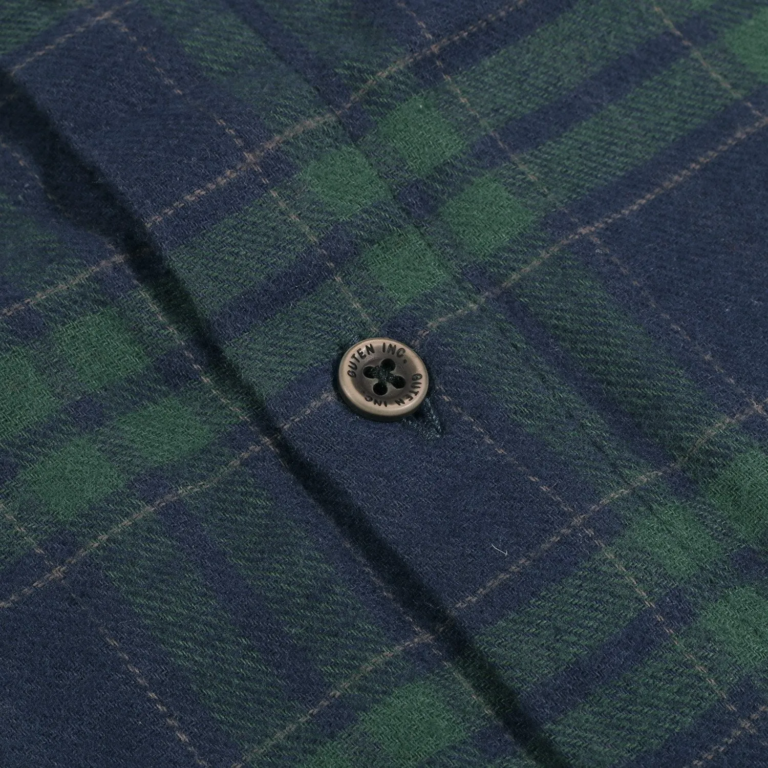 Devante Flannel Green Blue Shirt