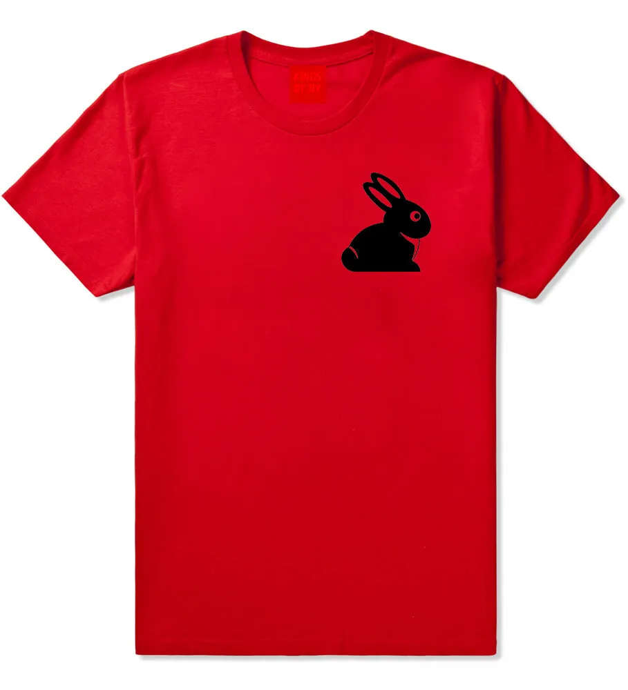 Easter Bunny Rabbit Chest Mens T-Shirt