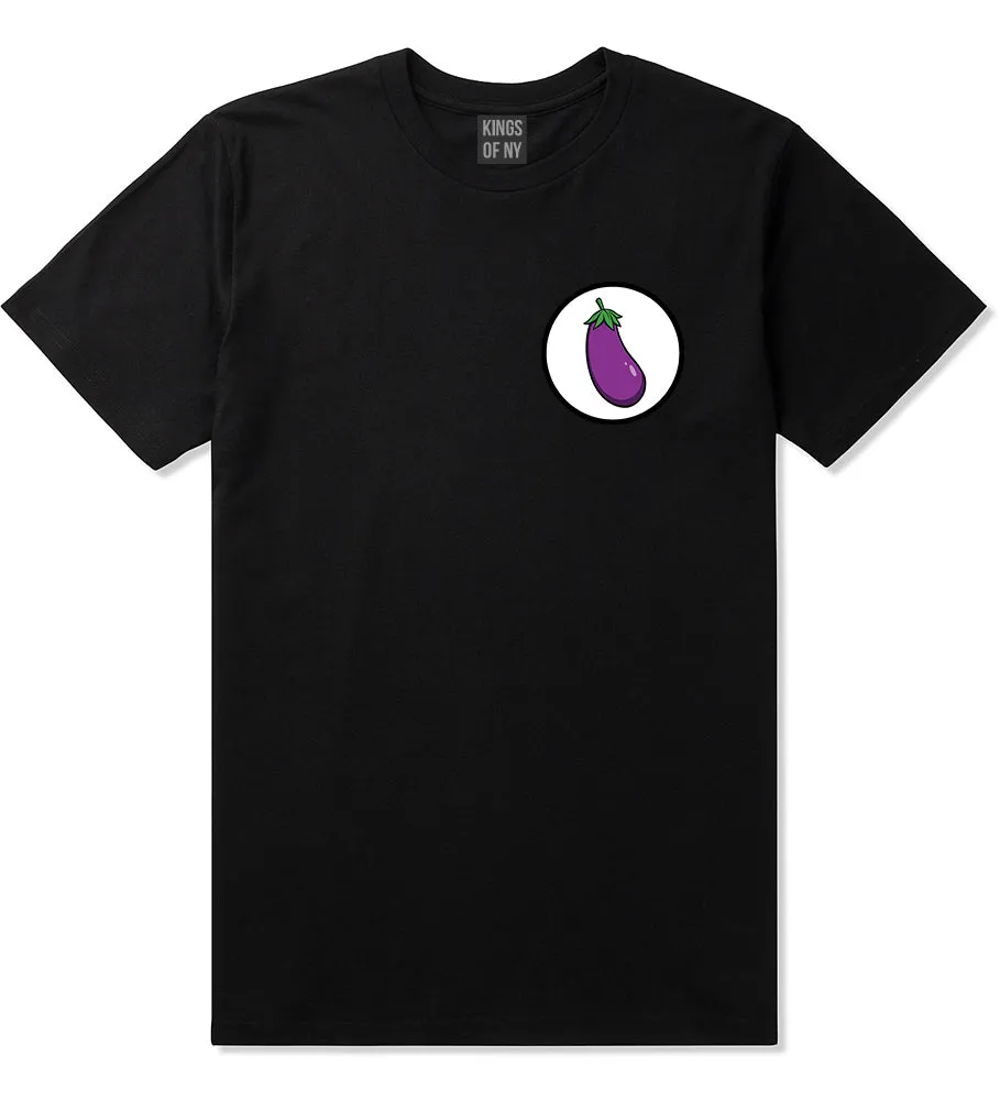 Eggplant Chest Mens T-Shirt