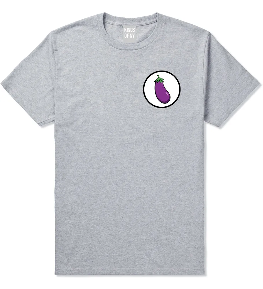 Eggplant Chest Mens T-Shirt