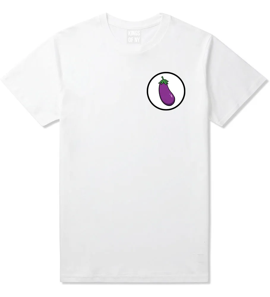 Eggplant Chest Mens T-Shirt