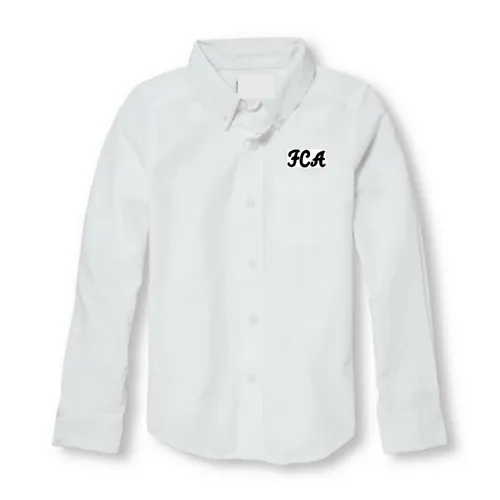 FCA Boys/Mens Long Sleeve Oxford Shirt