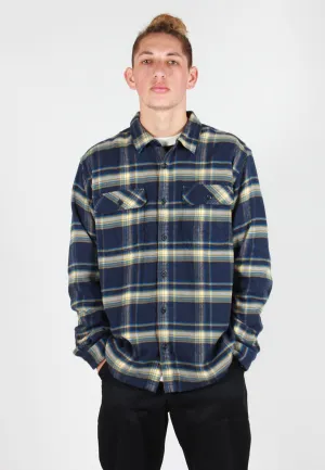 Fjord Flannel Shirt - navy plaid