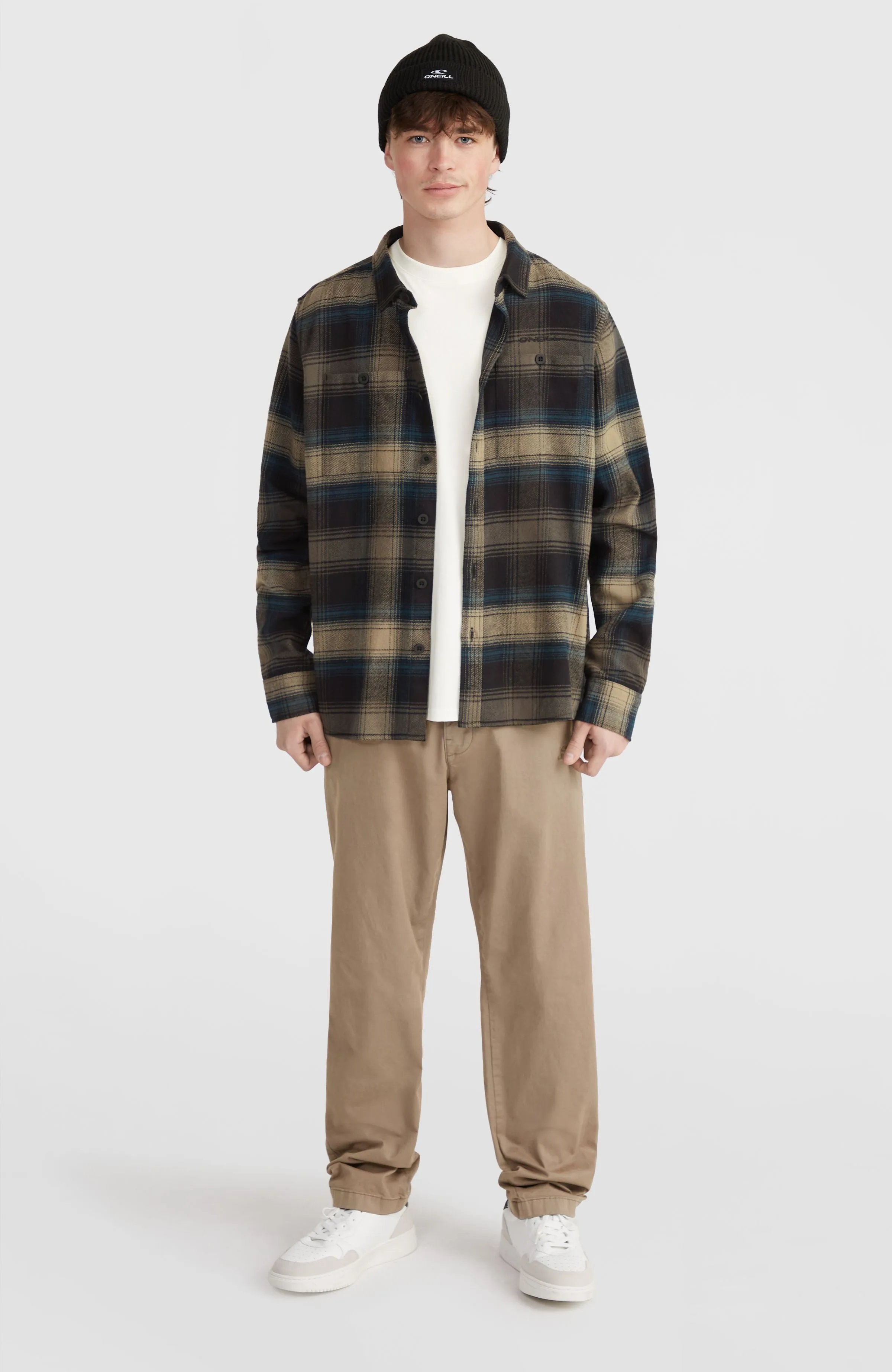 Flannel Check Shirt | Black Check Small