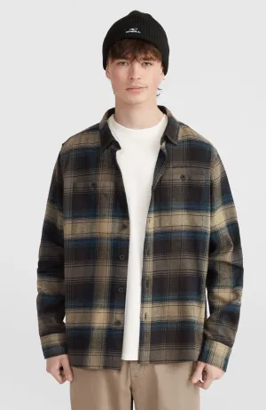 Flannel Check Shirt | Black Check Small