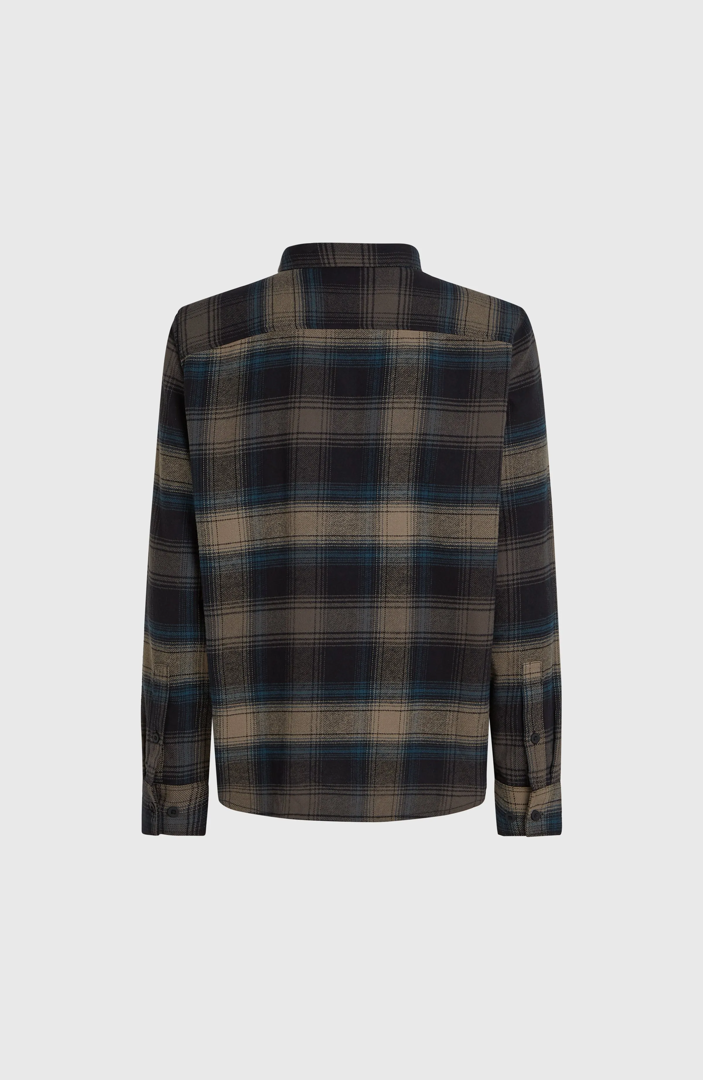 Flannel Check Shirt | Black Check Small