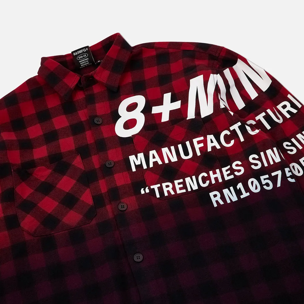 Gargantuan Flannel Shirt Red