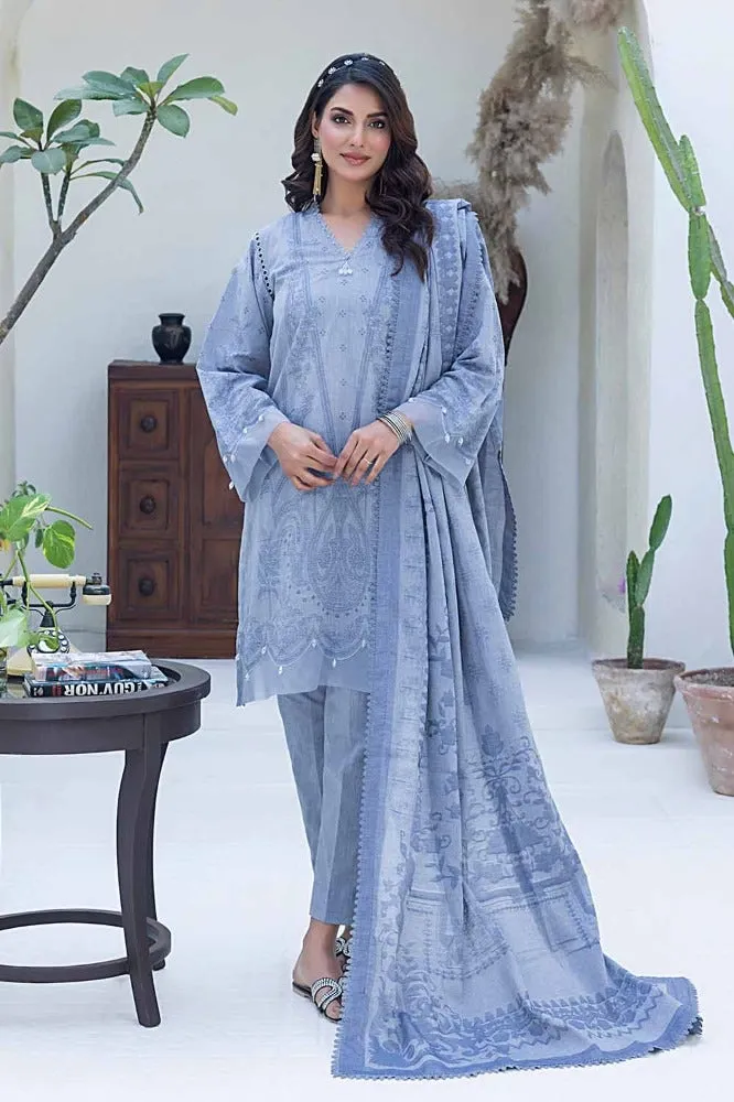 Gul Ahmed Summer Essential 2024 – 3PC Chambray Jacquard Suit MJ-42032