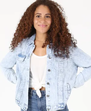 Heather Denim Jacket