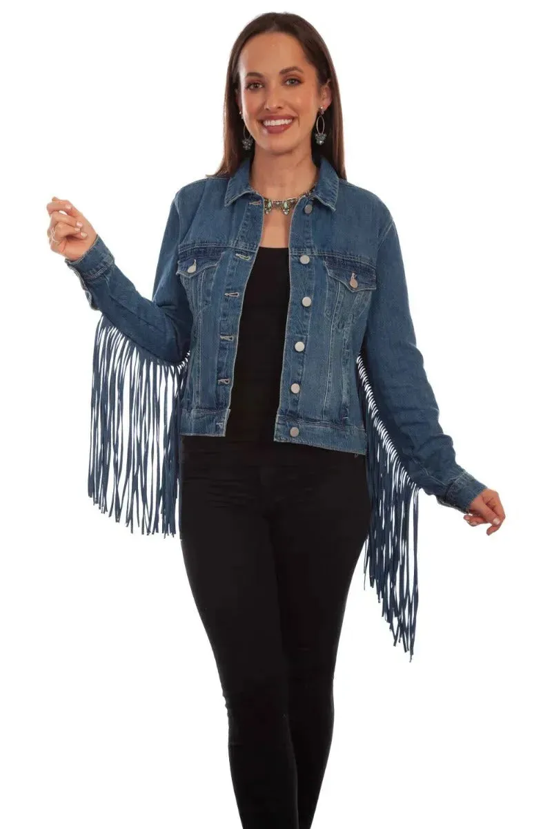 Honey Creek Denim Fringe - Womens Jacket