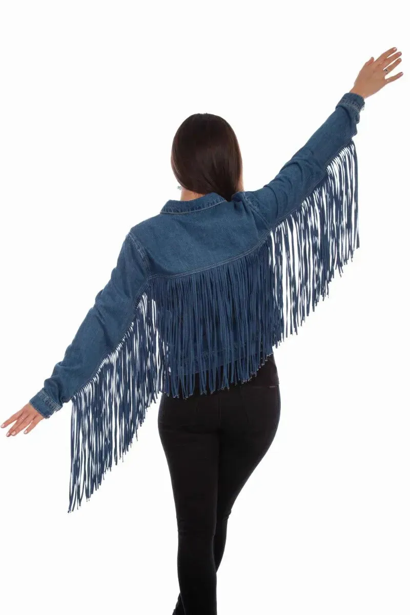 Honey Creek Denim Fringe - Womens Jacket