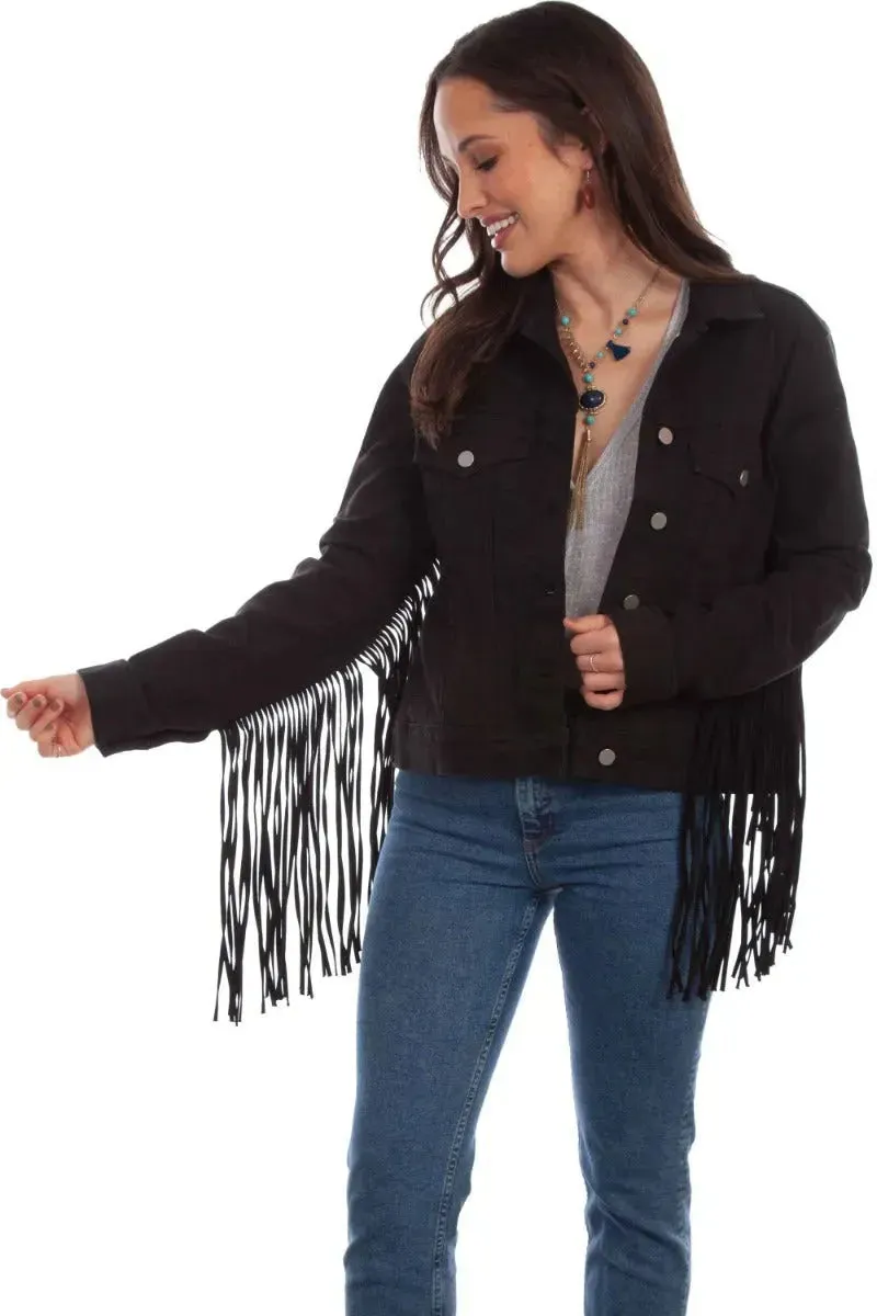 Honey Creek Denim Fringe - Womens Jacket