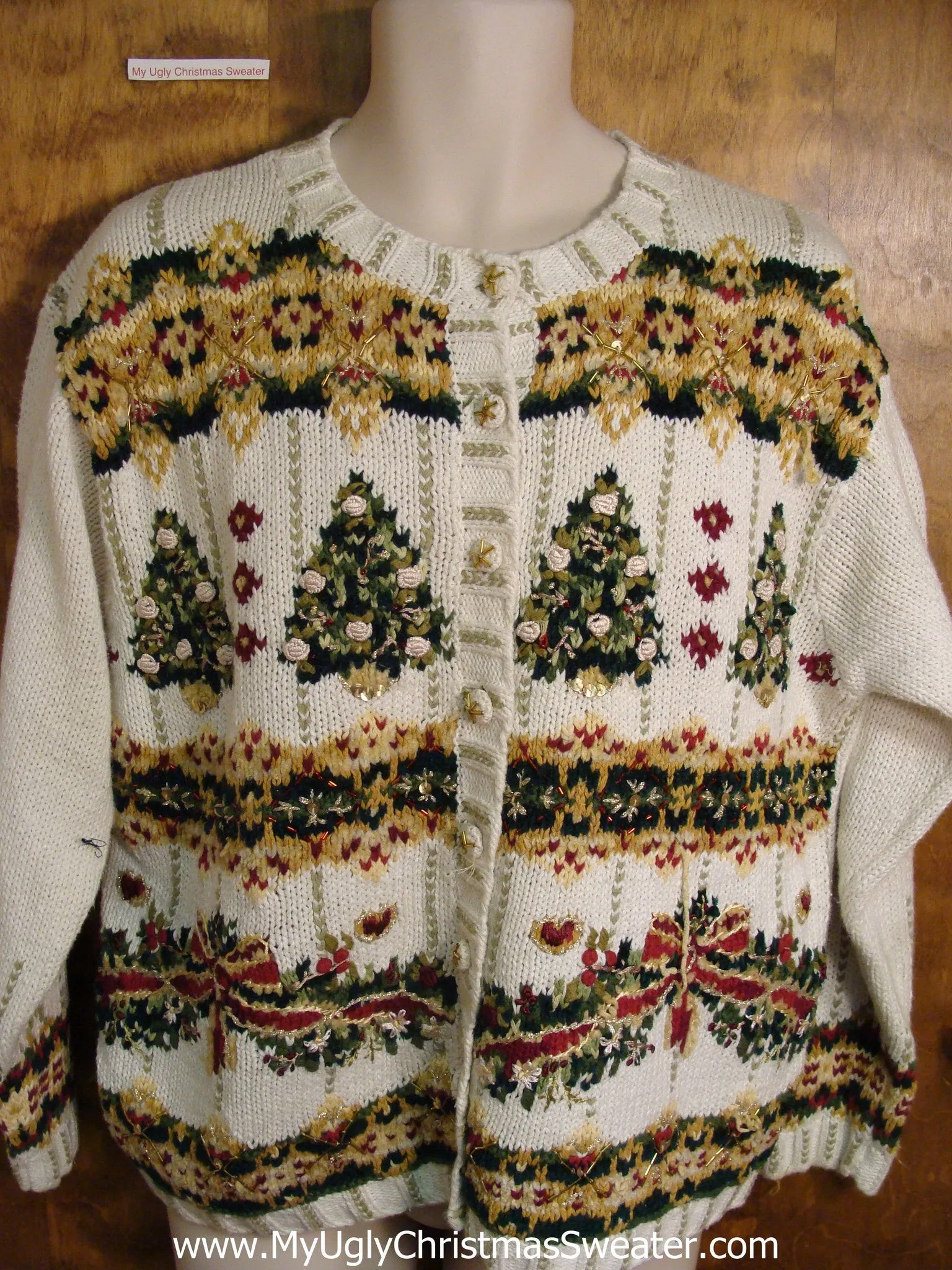 Horrible Ornate Ugly Christmas Sweater