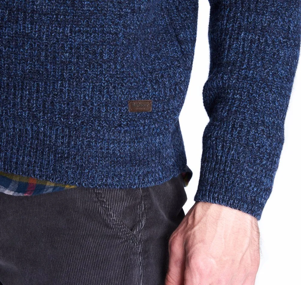 Horseford Crew Neck Sweater - Navy