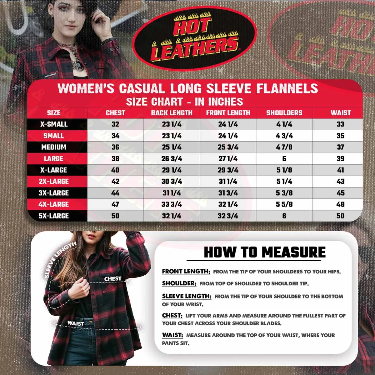 Hot Leathers FLL3003 Ladies Black and Purple Long Sleeve Flannel Shirt