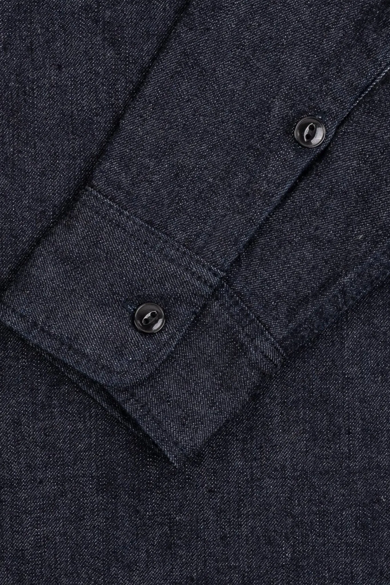 Iron Heart 10oz Selvedge Tonal Denim Work Shirt - Indigo