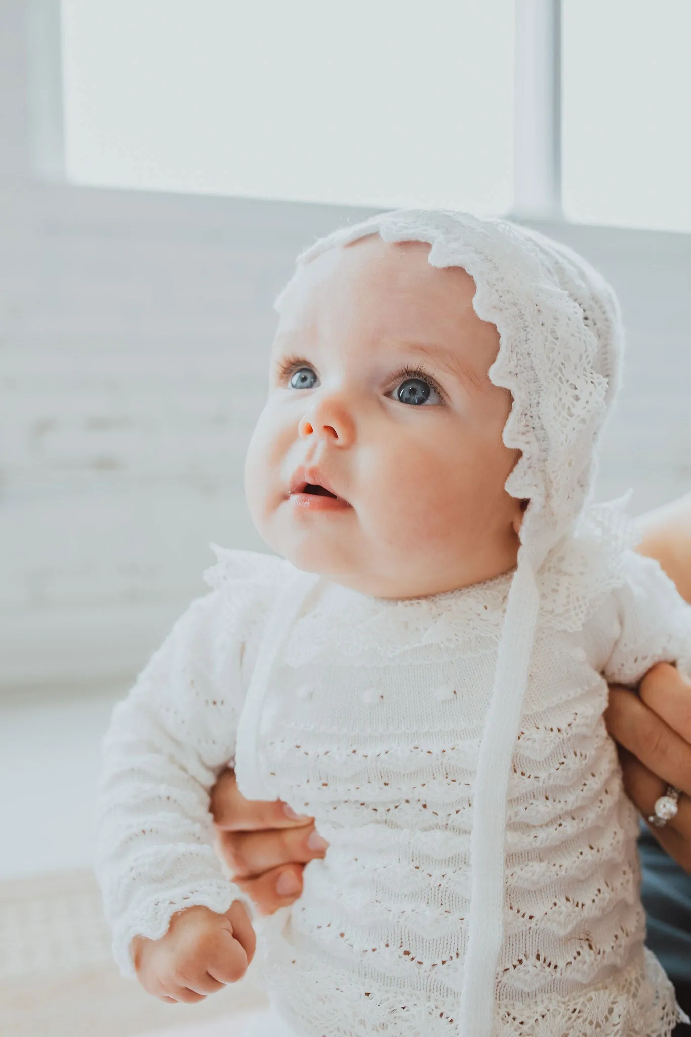 Ivory Lace 3-Piece Baby Shorts Set