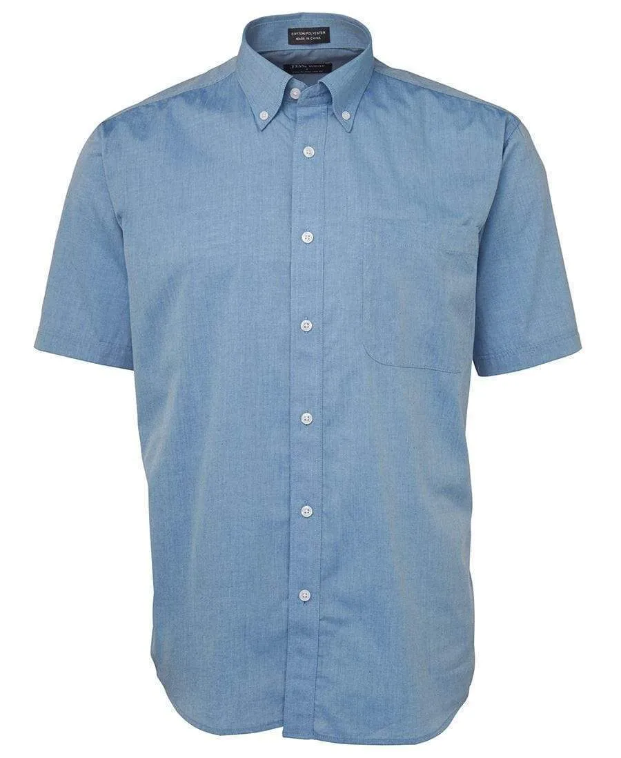 JB'S Short Sleeve Fine Chambray Shirt 4FCSS