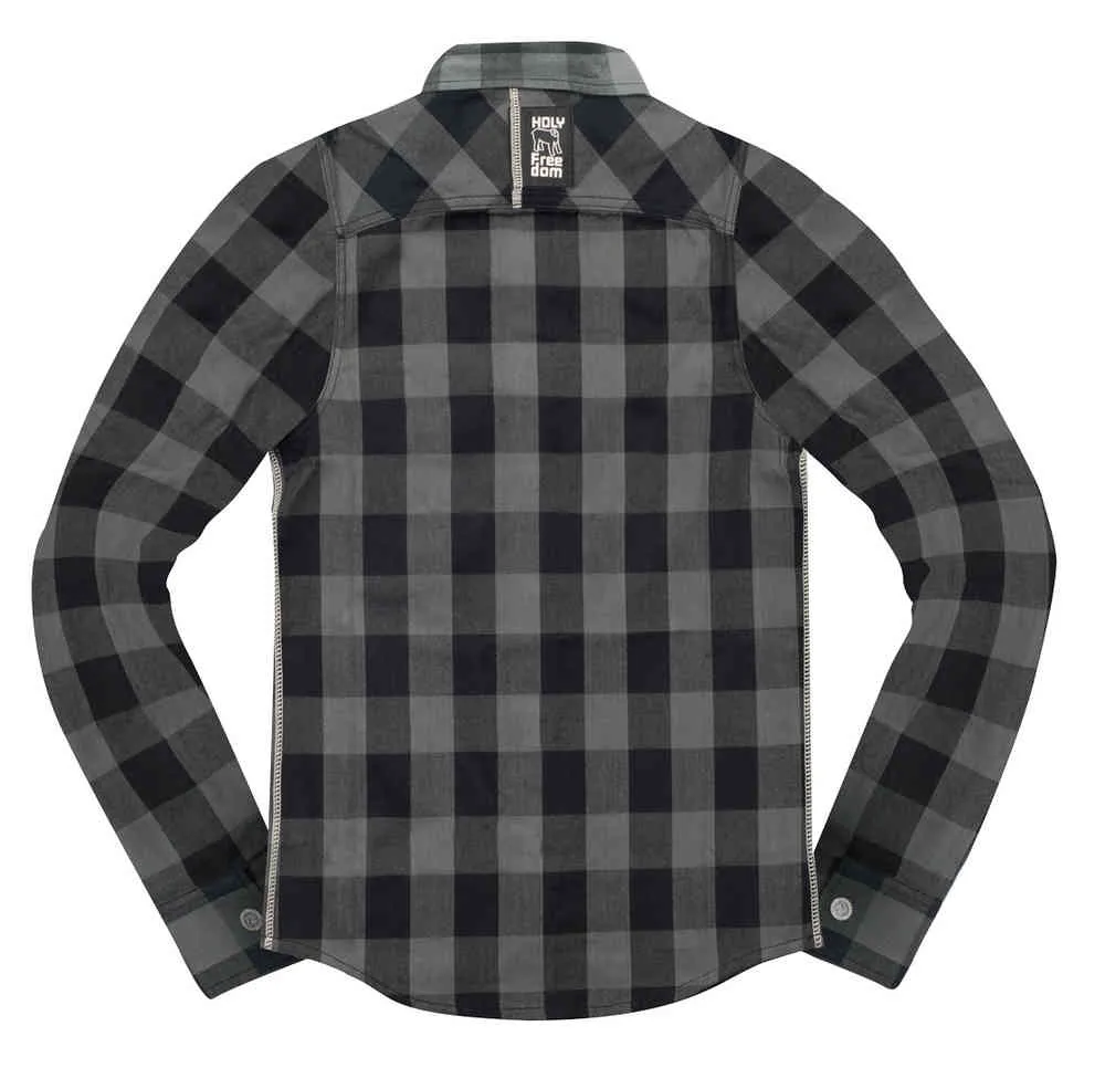 Jesse James HolyFreedom Flannel Shirt, Gray