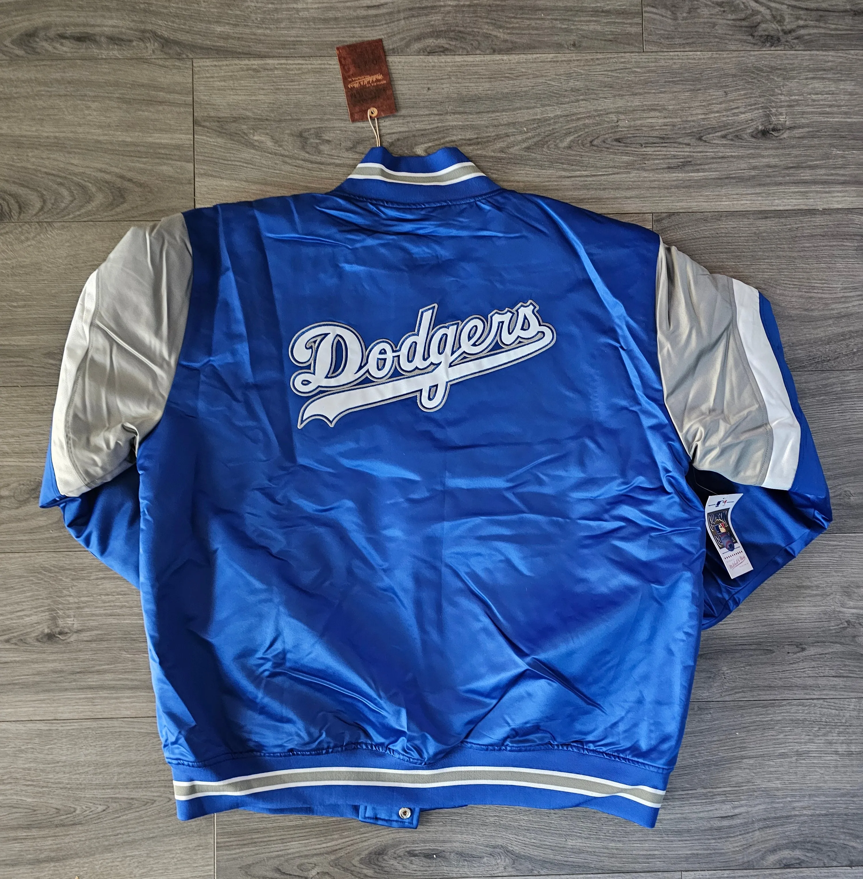 Los Angeles Dodgers Mitchell & Ness Heavyweight Satin Jacket