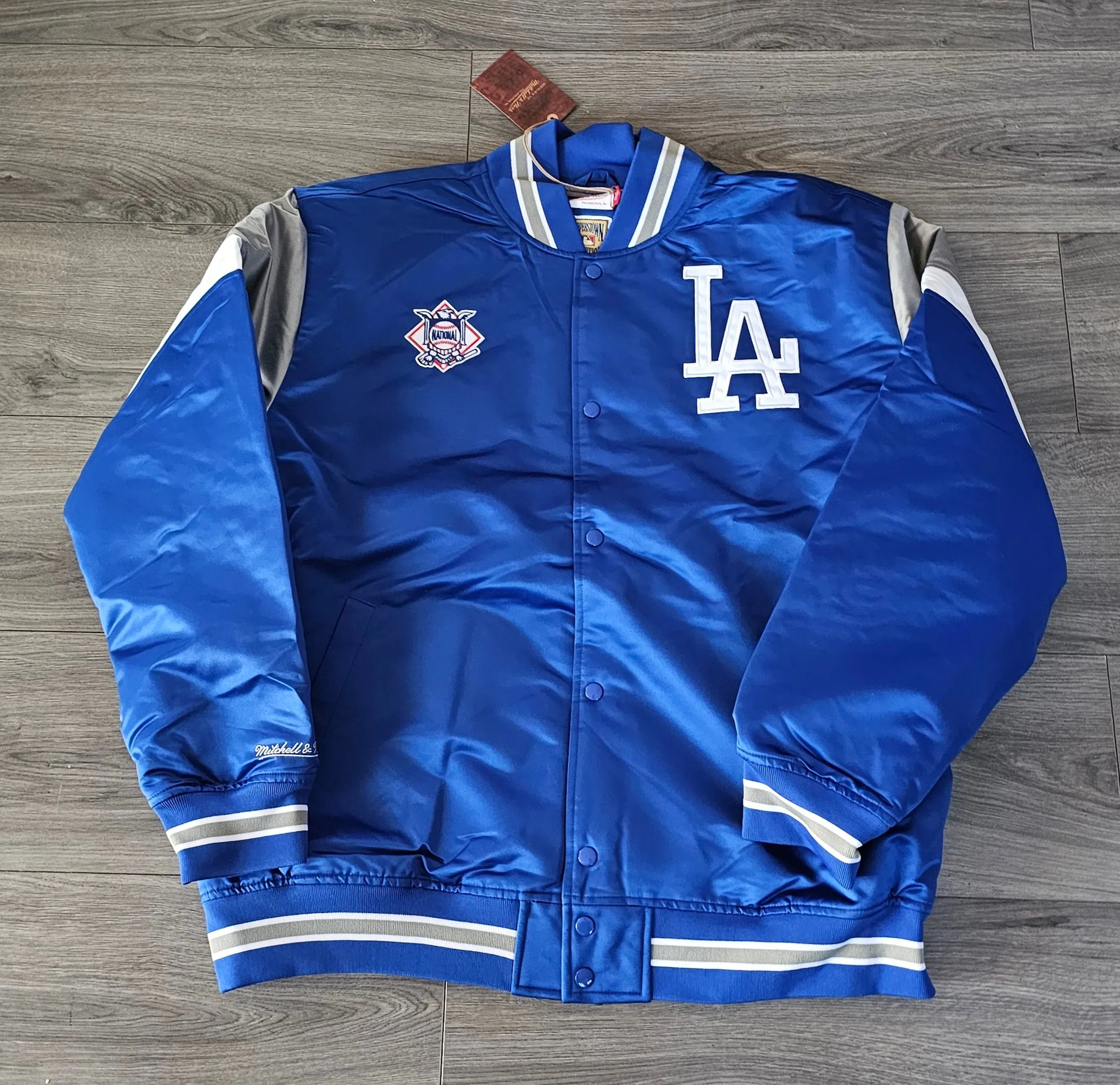 Los Angeles Dodgers Mitchell & Ness Heavyweight Satin Jacket