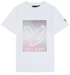 Lyle and Scott Kids Dotted Eagle Graphic T Shirt White