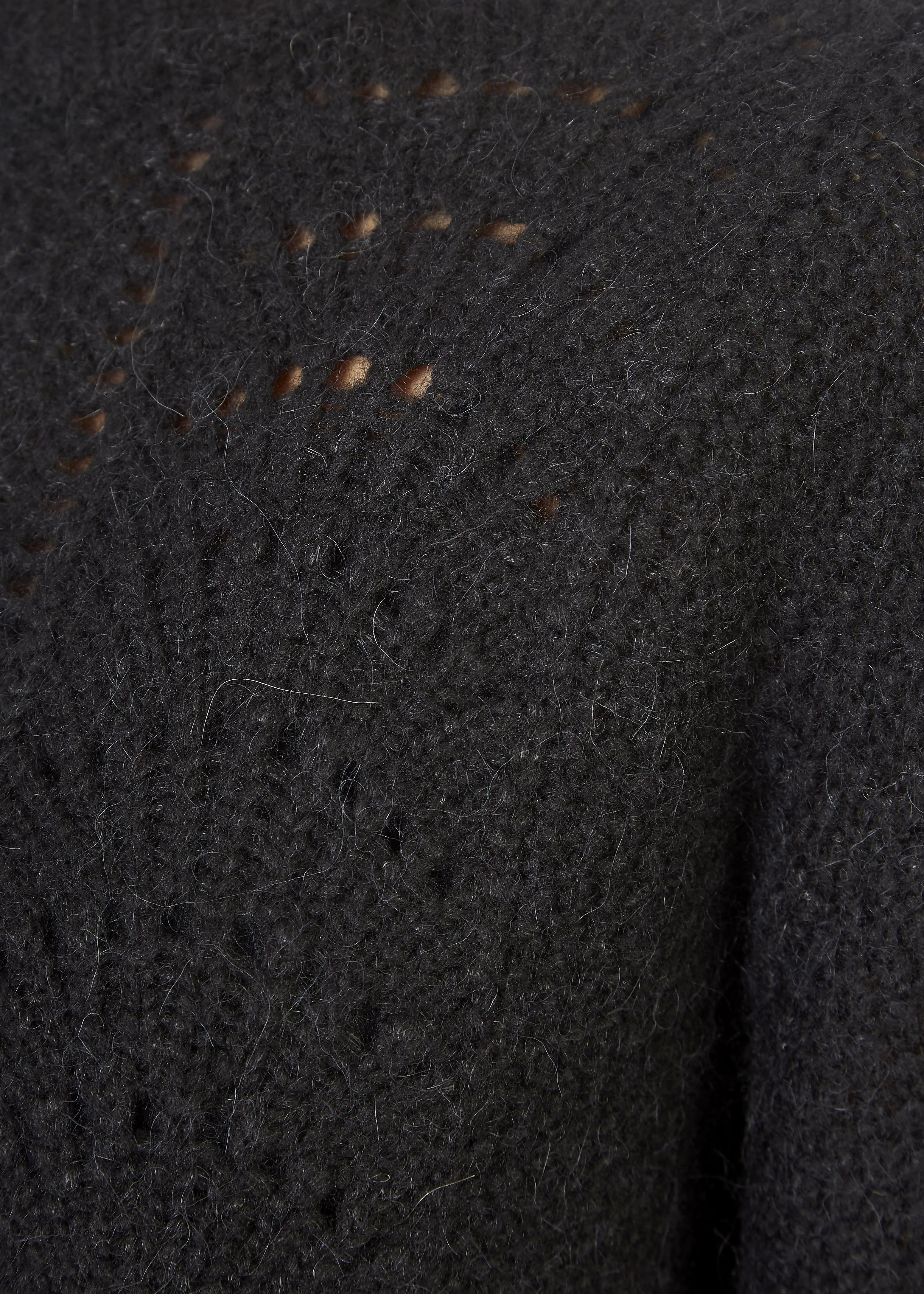 'Mara' Knitted Black Jumper