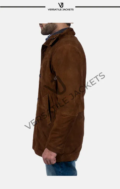 Men’s Brown Suede Sheriff Jacket