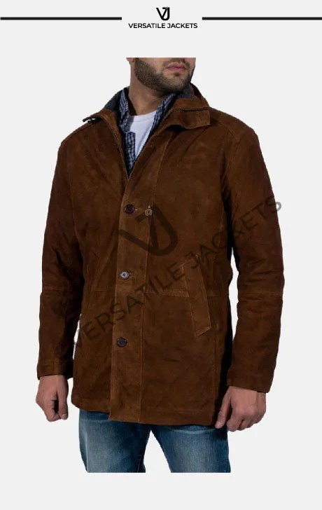 Men’s Brown Suede Sheriff Jacket