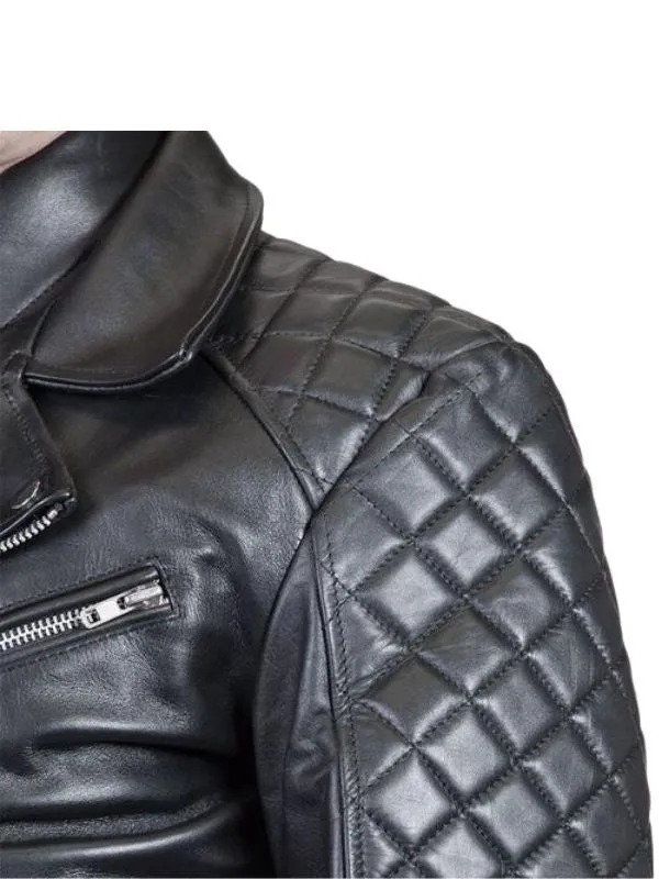 Men's Real Leather Biker Jacket