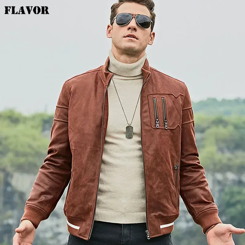 Men's Slim Fit Leather Jacket