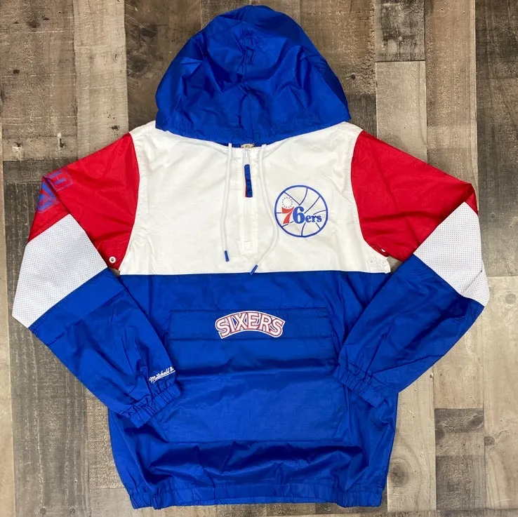 Mitchell & Ness- 76ers windbreaker