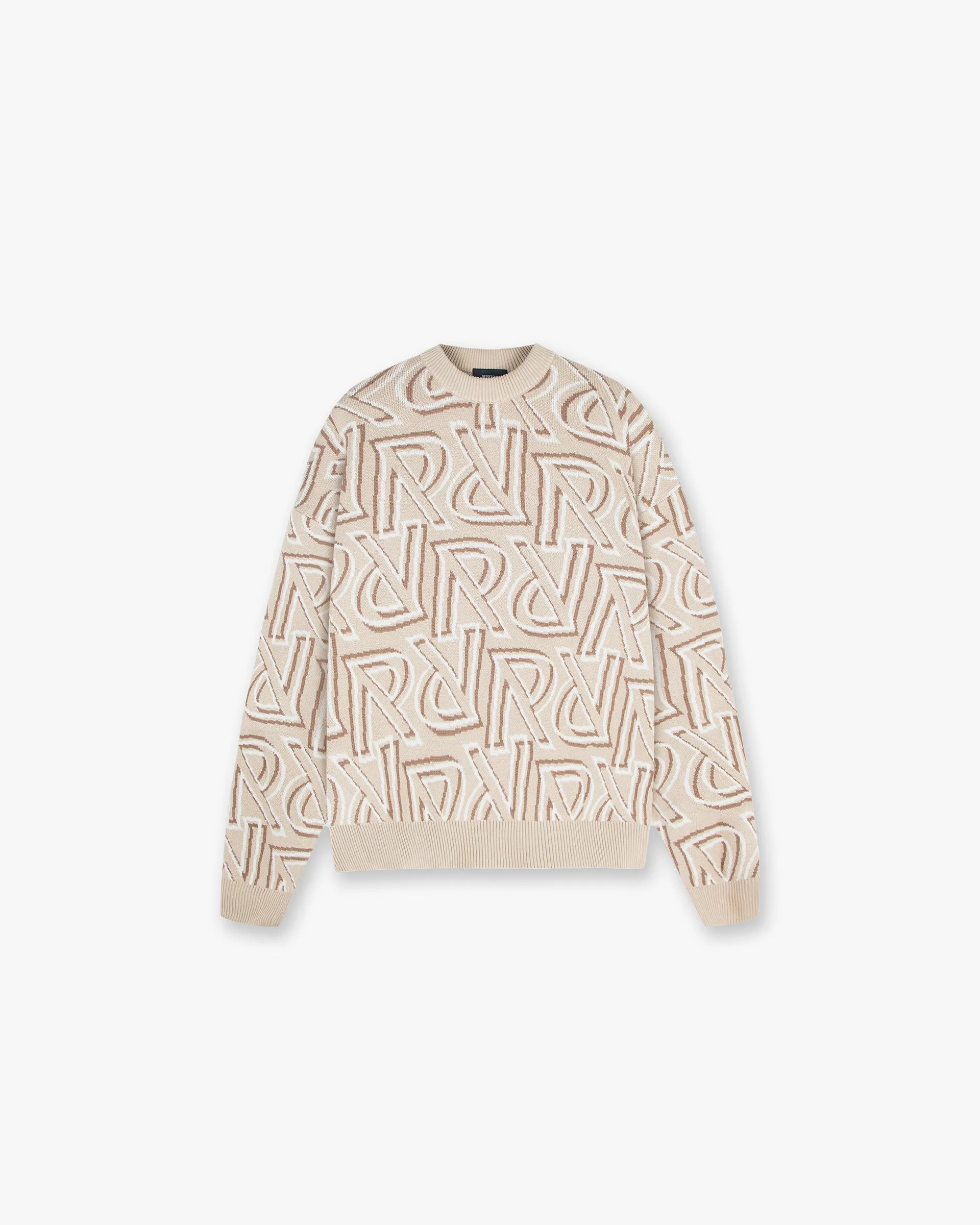 Monogram Knit Sweater - Cashmere