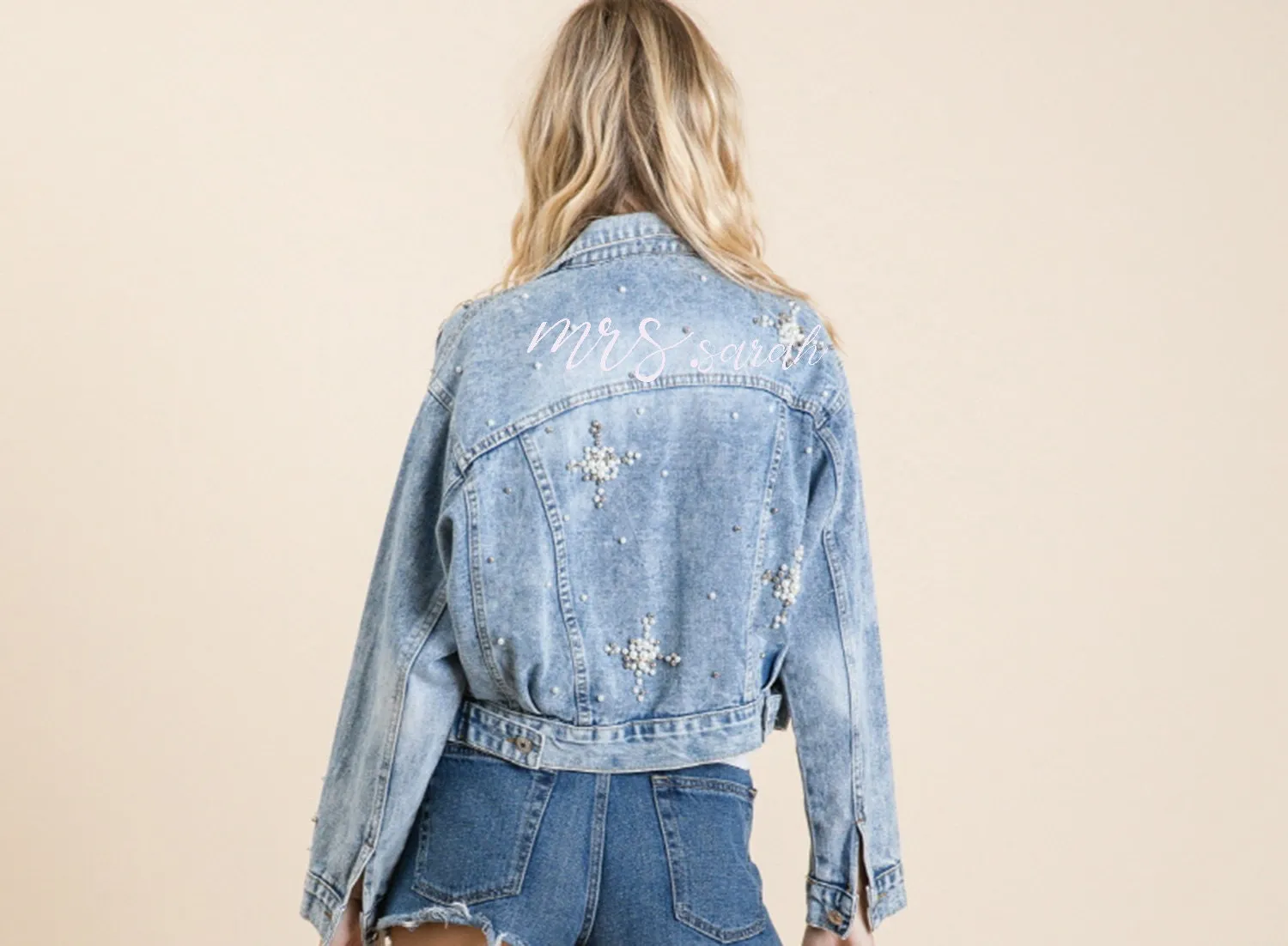 Mrs Jean Jacket | Bride Jean Jacket | Denim Jacket | Personalized | Bridal Gift